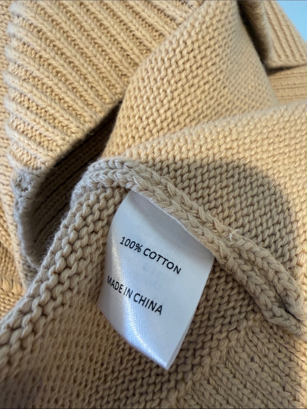 Tuckernuck Cropped Beachwood Cotton Americana Sweater large - Picture 4 of 11